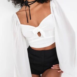 For Love & Lemons Trisha Crop Top